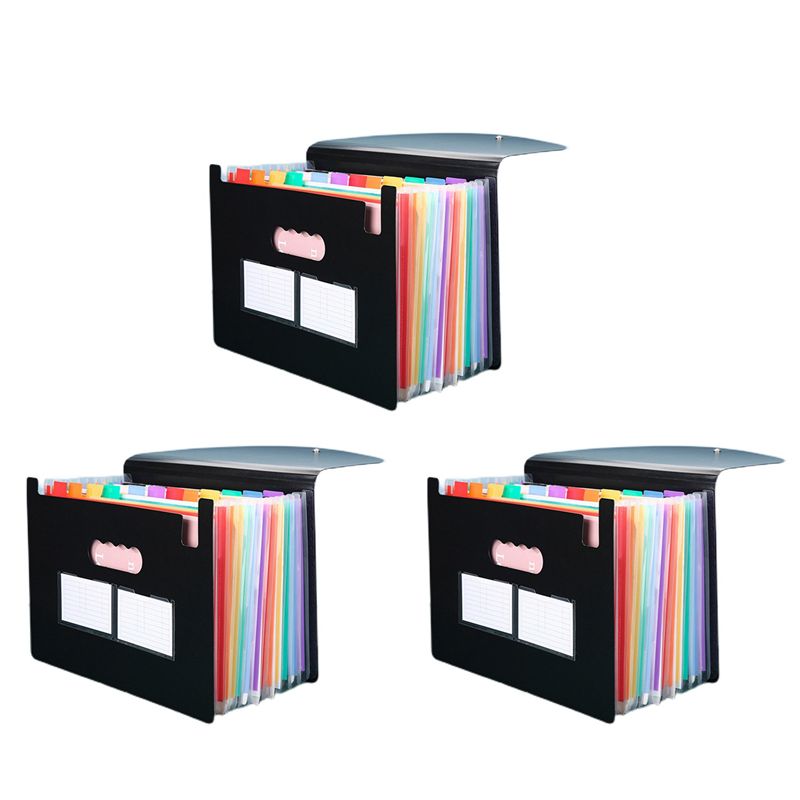 Expandable Accordion File Folder 13 Pockets - Superior-3X 13-Taschen Erweiterbare Aktenmappe A4 Ausziehbarer