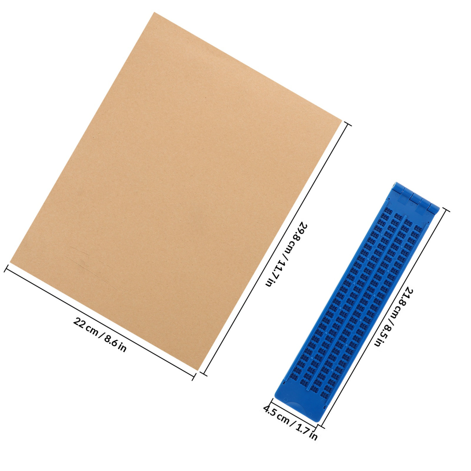 Tragbares Braille-Schreibset f – Writing Tools Bewertung und Preis