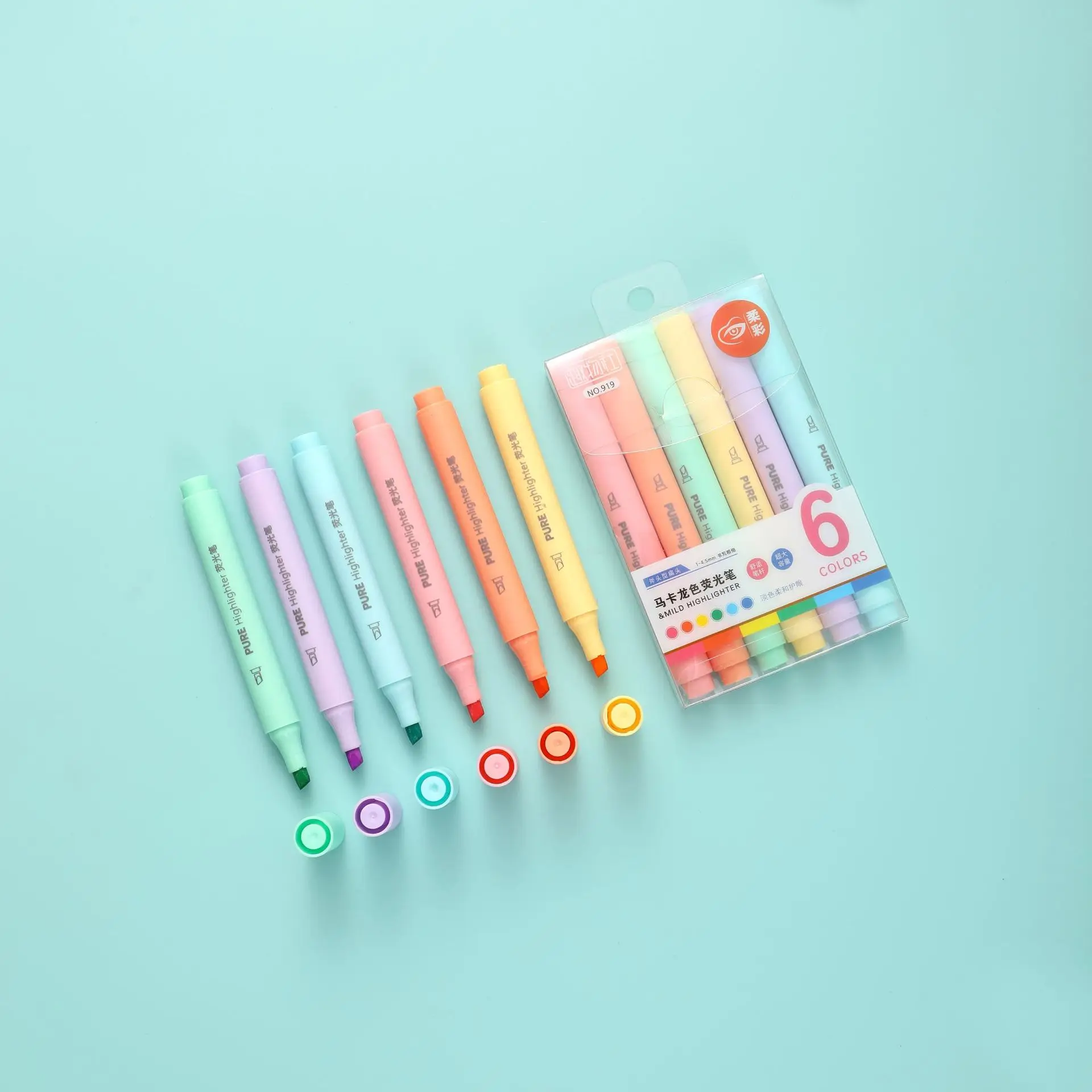 6-teiliges Pastell-Textmarker- – Pastel Highlighter Set Double Ended Bewertung und Preis
