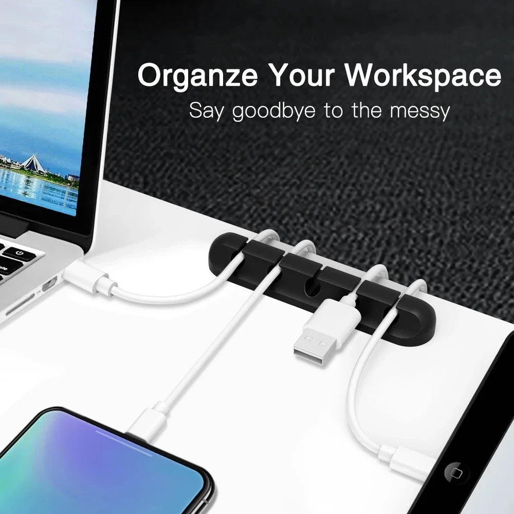 Silikon-USB-Kabel-Organizer, U – Desk Accessories Bewertung und Preis