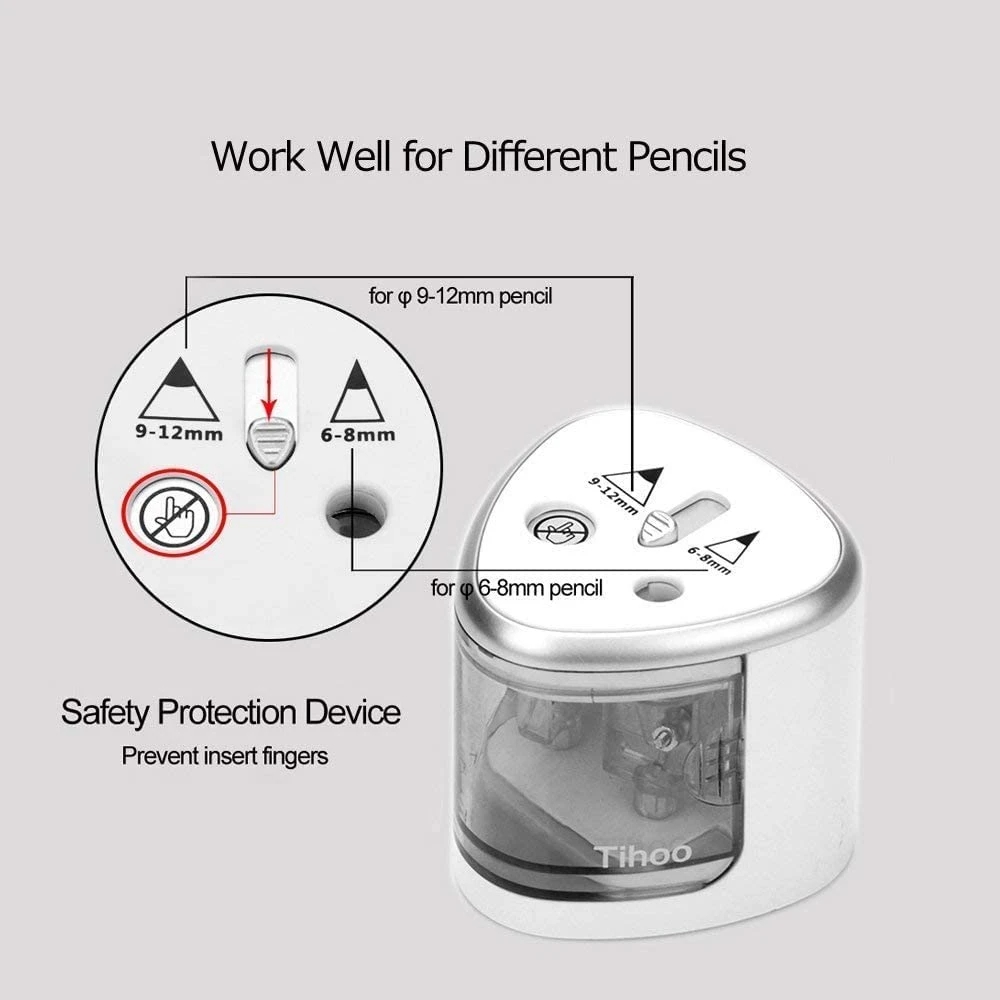 Tenwin neue zwei-Loch elektris – Electric Pencil Sharpener Usb Bewertung und Preis